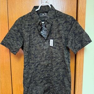 Black Camo Short Sleeve Shirt